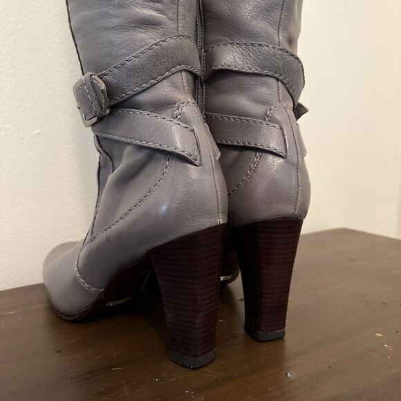 COLE HAAN 100% Leather Phoenix Tall Boot- NikeAir Insole, Ironstone Gray- 8.5 B - Picture 8 of 11